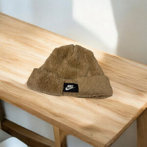 Nike Tan Fleece Beanie